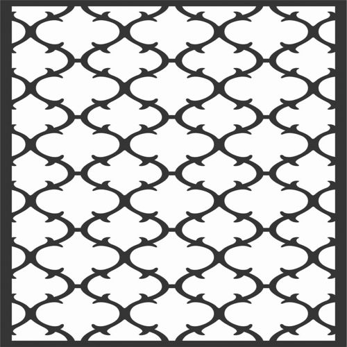 طرح الگوهای پنل صفحه درز - screen panel patterns seamless 33 - برای دستگاه CNC چوب و لیزر (سی ان سی)