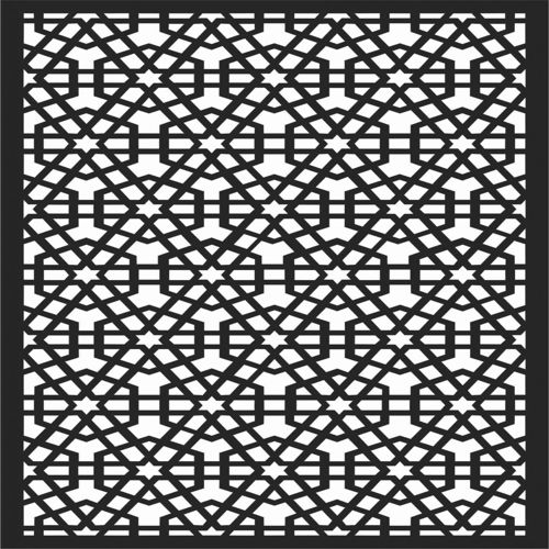 طرح الگوهای پنل صفحه درز - screen panel patterns seamless 36 - برای دستگاه CNC چوب و لیزر (سی ان سی)