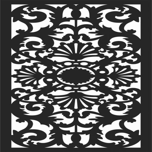 طرح الگوهای پنل صفحه درز - screen panel patterns seamless 41 - برای دستگاه CNC چوب و لیزر (سی ان سی)