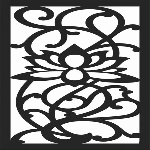 طرح الگوهای پنل صفحه درز - screen panel patterns seamless 46 - برای دستگاه CNC چوب و لیزر (سی ان سی)