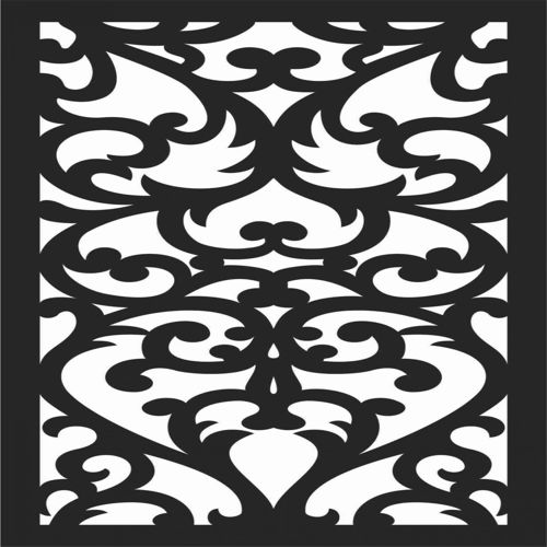 طرح الگوهای پنل صفحه درز 0 - screen panel patterns seamless 50 - برای دستگاه CNC چوب و لیزر (سی ان سی)