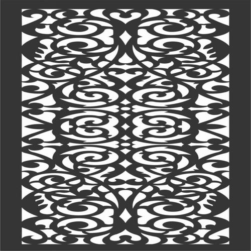طرح الگوهای پنل صفحه درز - screen panel patterns seamless 52 - برای دستگاه CNC چوب و لیزر (سی ان سی)