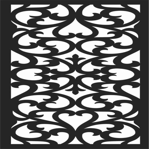 طرح الگوهای پنل صفحه درز - screen panel patterns seamless 53 - برای دستگاه CNC چوب و لیزر (سی ان سی)