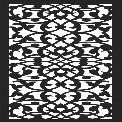 طرح الگوهای پنل صفحه درز - screen panel patterns seamless 58 - برای دستگاه CNC چوب و لیزر (سی ان سی)