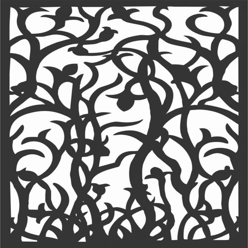 طرح الگوهای پنل صفحه درز - screen panel patterns seamless 75 - برای دستگاه CNC چوب و لیزر (سی ان سی)