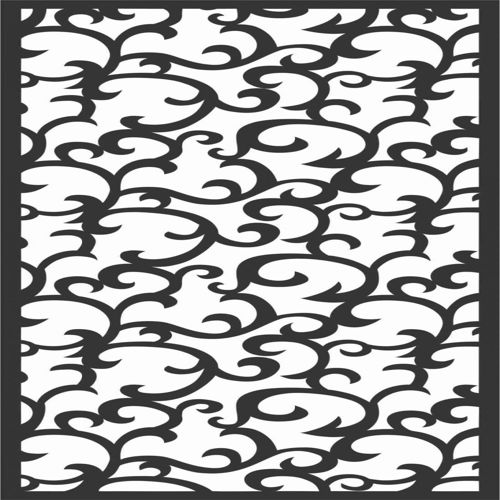 طرح الگوهای پنل صفحه درز - screen panel patterns seamless 83 - برای دستگاه CNC چوب و لیزر (سی ان سی)
