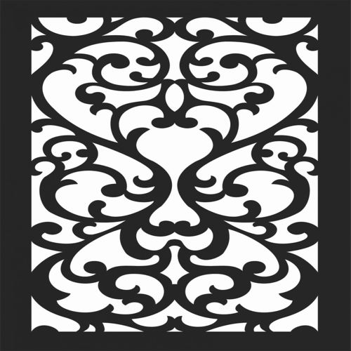 طرح الگوهای پنل صفحه درز - screen panel patterns seamless 89 - برای دستگاه CNC چوب و لیزر (سی ان سی)