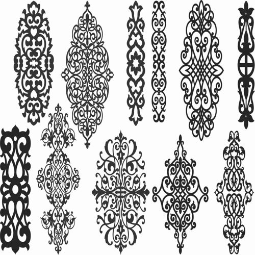 طرح الگوهای پنل صفحه درز - screen panel patterns seamless 96 - برای دستگاه CNC چوب و لیزر (سی ان سی)