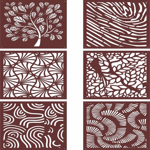 طرح مجموعه الگوهای صفحه برای برش لیزری - screen patterns collection for laser cut ve - برای دستگاه CNC چوب و لیزر (سی ان سی)