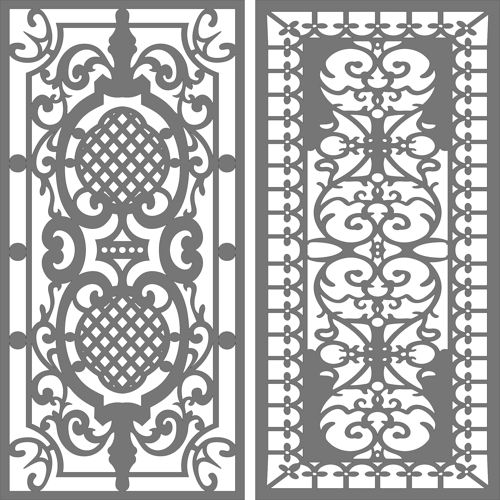 طرح دیوار جداکننده اتاق صفحه درز برای برش لیزر - screen room divider seamless design patterns for laser cutting - برای دستگاه CNC چوب و لیزر (سی ان سی)