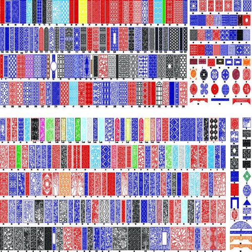 طرح صفحات پنل‌ها الگوهای - screens panels patterns ve - برای دستگاه CNC چوب و لیزر (سی ان سی)