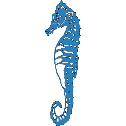 طرح اسب دریایی - seahorse - برای دستگاه CNC چوب و لیزر (سی ان سی)