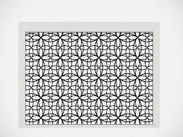 طرح الگوی دایره‌ای درز - seamless circular pattern - برای دستگاه CNC چوب و لیزر (سی ان سی)