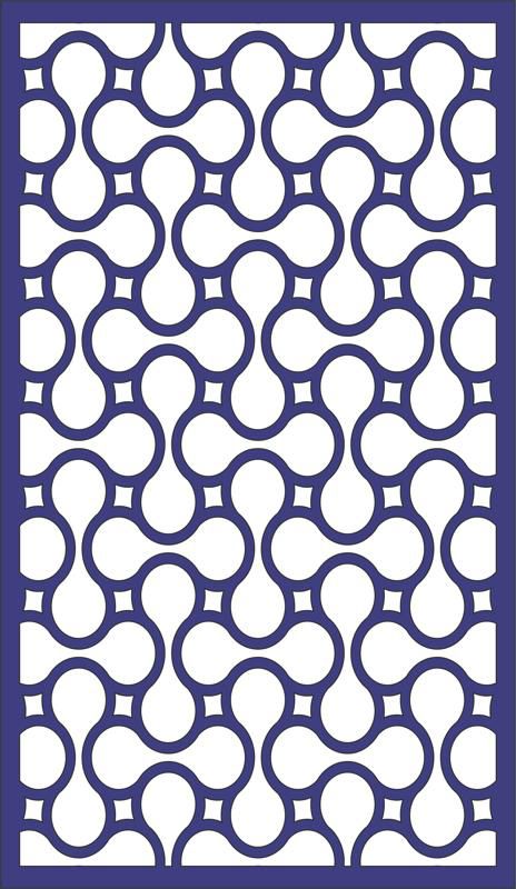 طرح جداکننده یکپارچه پنل الگو - seamless separator panel pattern - برای دستگاه CNC چوب و لیزر (سی ان سی)