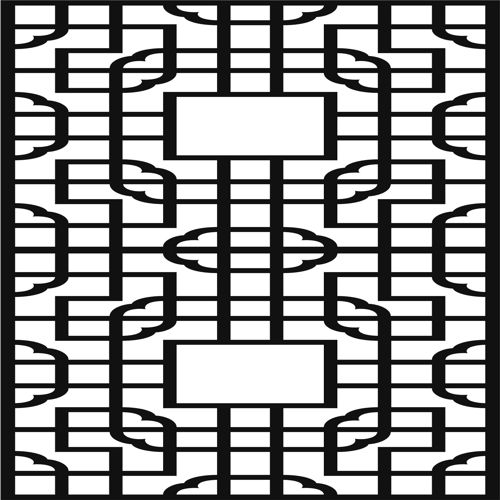 طرح جداکننده یکپارچه روی صفحه هنری برای برش لیزری - seamless separator screen art for laser cut ve - برای دستگاه CNC چوب و لیزر (سی ان سی)