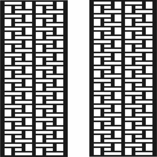 طرح طراحی صفحه جداکننده یکپارچه برای برش لیزری - seamless separator screen design for laser cutting - برای دستگاه CNC چوب و لیزر (سی ان سی)
