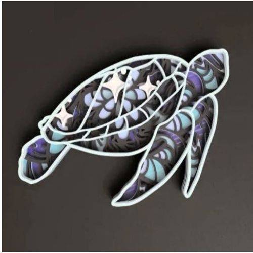 طرح sea-turtle-mandala-ve