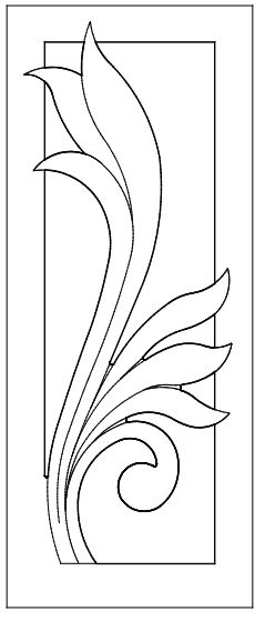 طرح جداکننده طراحی گل هنر - separator design flower art - برای دستگاه CNC چوب و لیزر (سی ان سی)