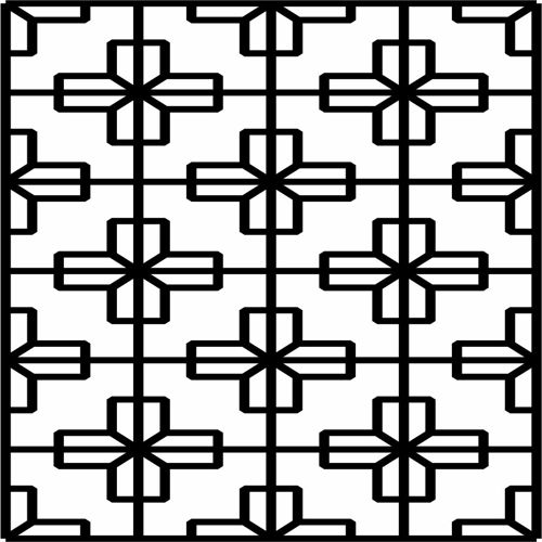 طرح‌های شبکه‌ای گل‌دار درز جداکننده برای برش لیزری - separator seamless floral lattice designs for laser cut ve - برای دستگاه CNC چوب و لیزر (سی ان سی)