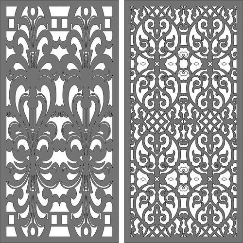 طرح جداکننده صفحه های درز برای برش لیزری - separator seamless screens set for laser cutting - برای دستگاه CNC چوب و لیزر (سی ان سی)