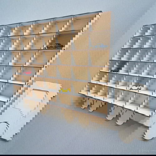 طرح قفسه برای ماشین اسباب بازی تخته الیاف برش لیزر cnc نقشه - shelf for toy cars plywood laser cut cnc plans - برای دستگاه CNC چوب و لیزر (سی ان سی)