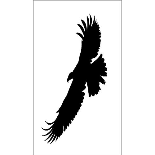 طرح سیلوئت ایگل لوگو - silhouette eagle logo - برای دستگاه CNC چوب و لیزر (سی ان سی)