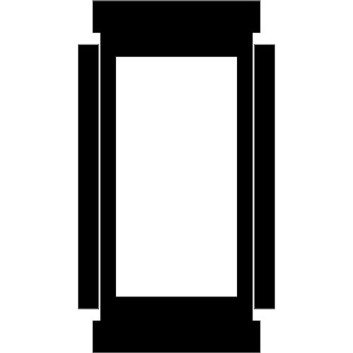 طرح پنجره ساده - simple window - برای دستگاه CNC چوب و لیزر (سی ان سی)