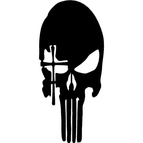 طرح جمجمه با چشم تقابل - skull with cross eye - برای دستگاه CNC چوب و لیزر (سی ان سی)