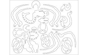 طرح عنکبوت سه بعدی پازل - spider 3d puzzle - برای دستگاه CNC چوب و لیزر (سی ان سی)