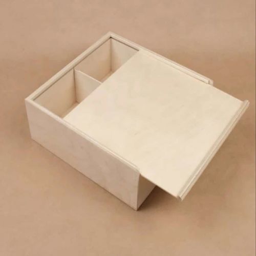 طرح جعبه مقطع مربعی با درب کشویی قالب میلی‌متری برش لیزری - square sectional box with sliding lid 3mm template laser cut ve - برای دستگاه CNC چوب و لیزر (سی ان سی)