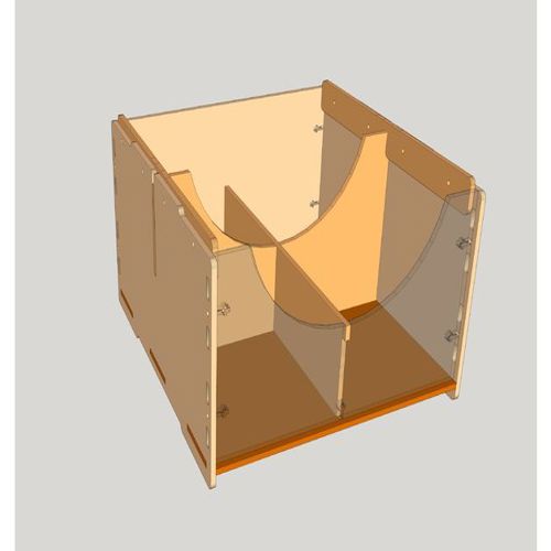 طرح جعبه قابل جمع شدن برای لگو - stackable box for lego - برای دستگاه CNC چوب و لیزر (سی ان سی)