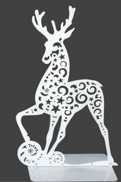 طرح ستاره گوزن برای برش لیزری - star deer for laser cut - برای دستگاه CNC چوب و لیزر (سی ان سی)