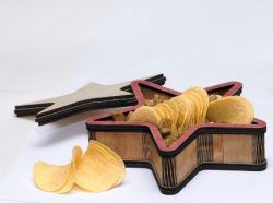 طرح جعبه ستاره شکل برای برش لیزری - star shaped box for laser cut - برای دستگاه CNC چوب و لیزر (سی ان سی)