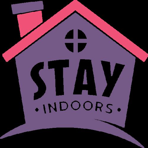 طرح در خانه بمانید در امان باشید کووید خطر - stay indoors stay safe covid 19 - برای دستگاه CNC چوب و لیزر (سی ان سی)