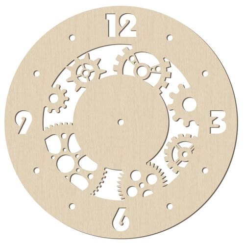 طرح ساعت دیواری استیم‌پانک ساعت چرخ‌دنده دکوراسیون دیواری برای برش لیزری - steampunk wall clock gear clock wall decor for laser cut ve - برای دستگاه CNC چوب و لیزر (سی ان سی)