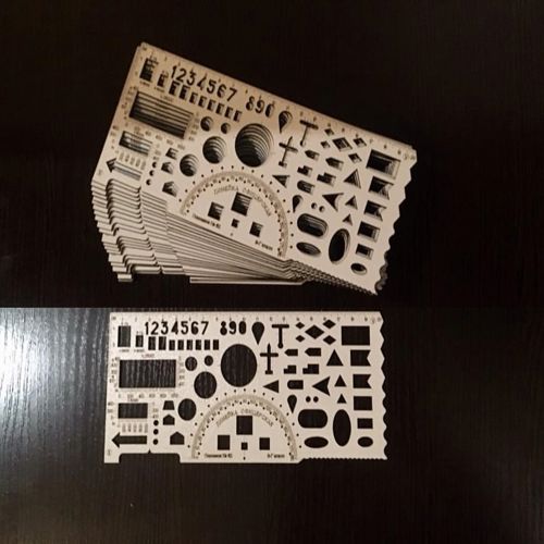 طرح شابلون الگو خط‌کش برای برش لیزری - stencil template ruler for laser cut ve - برای دستگاه CNC چوب و لیزر (سی ان سی)