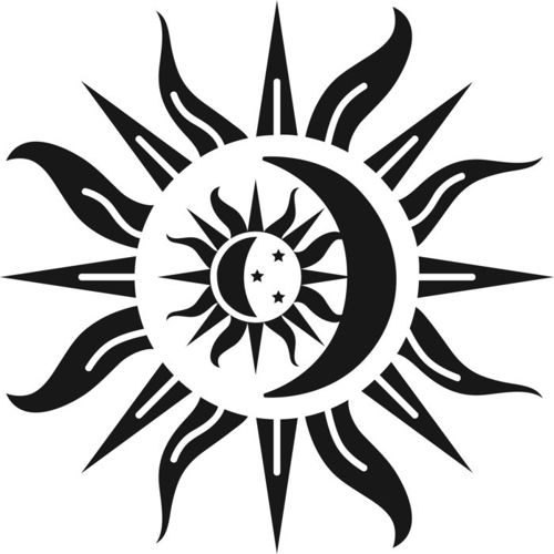 طرح خورشید آسمانی جرم زمین - sun celestial body ve - برای دستگاه CNC چوب و لیزر (سی ان سی)