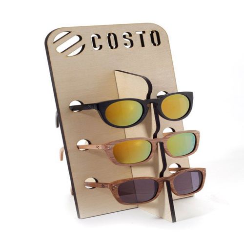 طرح نگهدارنده عینک آفتابی برای برش لیزری - sunglasses holder for laser cut ve - برای دستگاه CNC چوب و لیزر (سی ان سی)