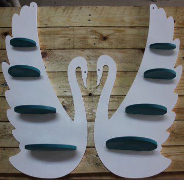 طرح پروژه‌های برش لیزری قفسه قو - swan shelf laser cutter projects ve - برای دستگاه CNC چوب و لیزر (سی ان سی)
