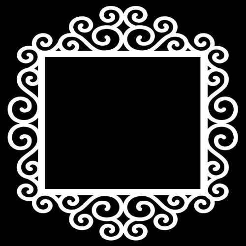 طرح swirly-frame-4-by-bird