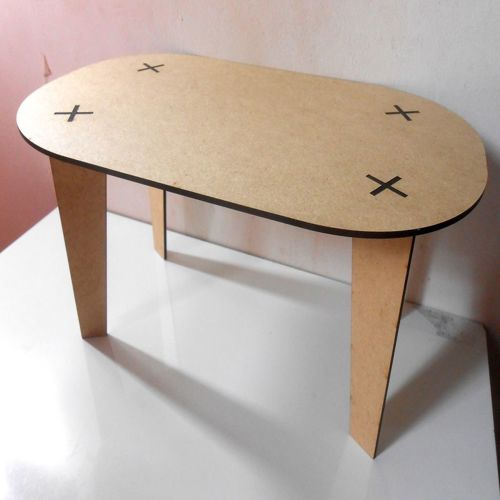 طرح میز سه بعدی - table 3d - برای دستگاه CNC چوب و لیزر (سی ان سی)