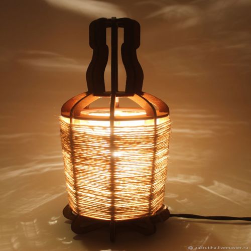 طرح چراغ خواب رومیزی فانوس تخته سه لا برش لیزری میلی متر - tabletop night light lantern plywood laser cut 3mm - برای دستگاه CNC چوب و لیزر (سی ان سی)