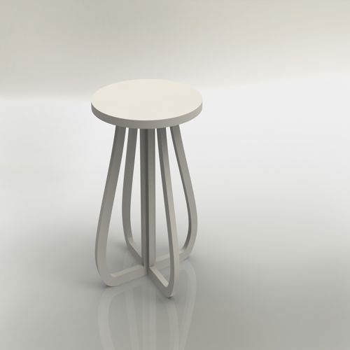 طرح تابوره میلی‌متری مدفوع - tabouret 19mm stool - برای دستگاه CNC چوب و لیزر (سی ان سی)