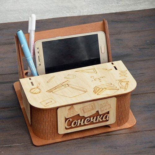 طرح میز معلمان دانش‌آموزان سازمان‌دهنده برای برش لیزری - teachers students desk organizer for laser cut ve - برای دستگاه CNC چوب و لیزر (سی ان سی)