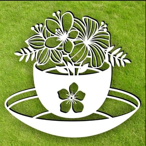 طرح tea-with-flower