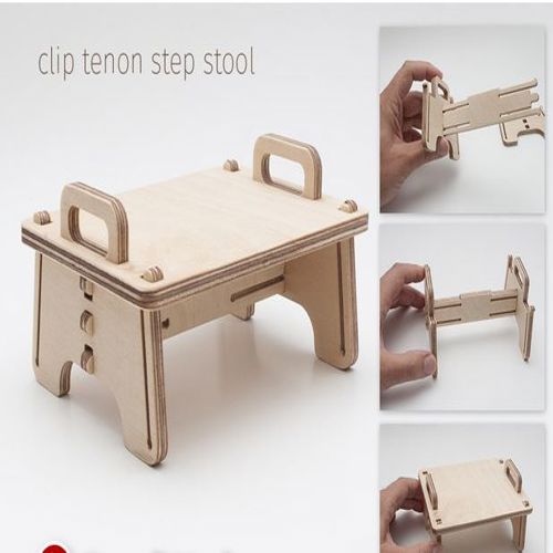 طرح tenon-step-clamp-chair-drawing-for-laser-cutting