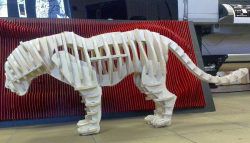 طرح ببر برای برش لیزری - tiger for laser cut ve - برای دستگاه CNC چوب و لیزر (سی ان سی)