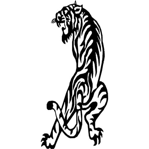 طرح ببر - tiger - برای دستگاه CNC چوب و لیزر (سی ان سی)