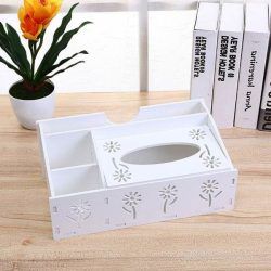 طرح جعبه دستمال کاغذی کنار میز آرایش مخصوص برش لیزری نیاز به سی ان سی - tissue box at the dressing table for laser cut cnc - برای دستگاه CNC چوب و لیزر (سی ان سی)
