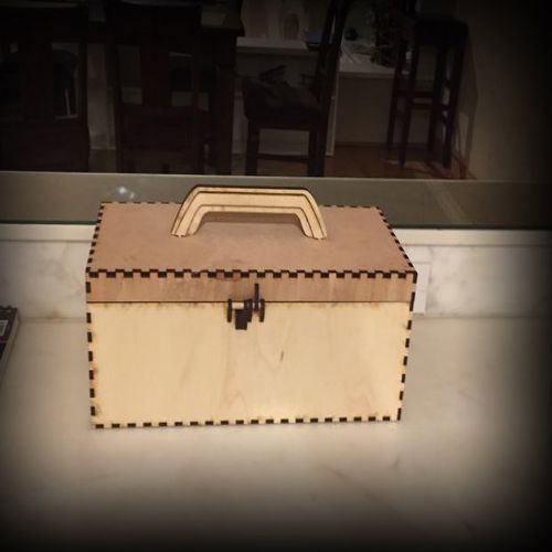 طرح جعبه ابزار برای cnc laser cut - tool box for cnc laser cut ve - برای دستگاه CNC چوب و لیزر (سی ان سی)